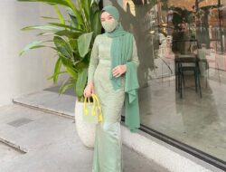 5 Inspirasi Outfit Hijab Warna Sage Green Untuk Kondangan, Yuk Coba