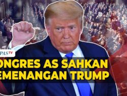 Kongres AS Sahkan Kemenangan Donald Trump dalam Pilpres 2024