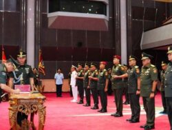 Panglima TNI Lantik Pangkogabwilhan I,Mayjen TNI Kunto Arief Wibowo,Pernah Danrem 032/Wirabraja