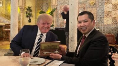 Hary Tanoe Hadiri Pelantikan Donald Trump, Saham MNC Group Kompak Ambrol