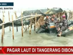 TNI AL soal Tidak Ada Pihak yang Mengaku Buat Pagar Laut Tangerang: Lebih Mudah Kita Bongkar