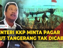 Menteri KKP Minta Pagar Laut Tangerang Tak Dicabut, Ini Alasannya