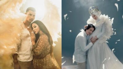 7 Foto Maternity Artis Bertema Guardian Angel seperti Negeri Dongeng