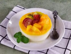 Resep Puding Susu Saus Buah, Segar dan Mudah Dibuat