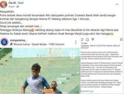 Aswin Remaja Masjid Asal Desa Mombi Polman Teken Kontrak dengan Arema FC Klub Liga 1