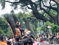 Atraksi Reog Ponorogo Meriahkan Syukuran Penetapan Warisan Budaya UNESCO