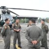 TNI AU Membantu Operasi Kemanusiaan dengan Helikopter Selama Banjir di Pelalawan