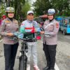 Sosialisasi Riau Bhayangkara Run 2025 oleh Satlantas Polres Inhil di CFD