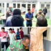 Petugas Gabungan Melakukan Penyisiran di Blok Hunian Lapas Narkotika Rumbai
