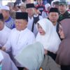 Bupati Asmar Menyambut Kedatangan Jemaah Haji Kepulauan Meranti di Selatpanjang