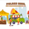 Pesta Jajanan Gratis untuk Masyarakat di Polres Inhil dalam Rangka HUT Bhayangkara ke-79