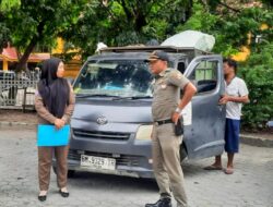 DLHK dan Satpol PP Pekanbaru Berhasil Menangkap Angkutan Sampah Ilegal di Salah Satu Mal