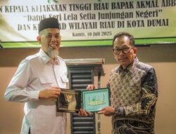 Walikota Paisal dengan Hangat Menerima Kedatangan Kepala Kejaksaan Tinggi Riau di Dumai