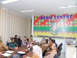 Wakil Bupati Kampar Memimpin Rapat Koordinasi Inflasi dan Program 3 Juta Rumah Bersama Kemendagri