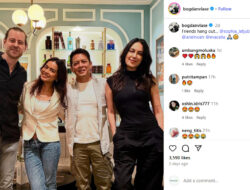 Ariel NOAH dan Sophia Latjuba Berfoto Bersama, Membuat Sensasi