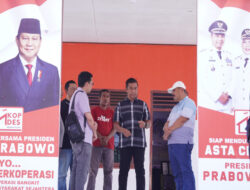 Bupati Kampar Melihat Persiapan Peluncuran Kopdes Merah Putih di Desa Pulau Gadang