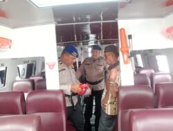 Sat Polaitud Polres Inhil Melakukan Patroli Waskat di Pelindo Tembilahan untuk Menekan Potensi Kecelakaan Laut