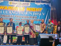 Satresnarkoba Inhu Memperlihatkan Keberhasilan, AKP Adam Efendi Raih Penghargaan JMSI Award
