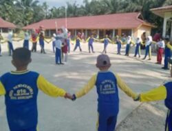 Anak Bahagia, Bangsa Berdaya: SDN 016 Talang Jangkang Meriahkan HAN Bersama Perangkat Desa