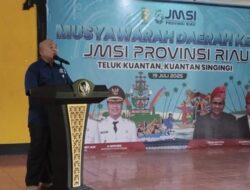 H Dheni Kurnia Kembali Dipilih Secara Aklamasi Sebagai Ketua JMSI Riau