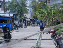 Pemerintah Kabupaten Inhil Membangun Jalan dan Area Parkir di Pelabuhan Sungai Guntung