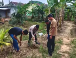 Polsek Rimba Melintang Menerapkan Program Green Policing di Musala Mukminun