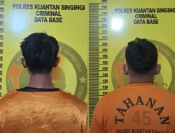 Tim Elang Kuantan Berhasil Menangkap Dua Pengedar Sabu yang Kabur dengan Omzet Harian Rp10 Juta