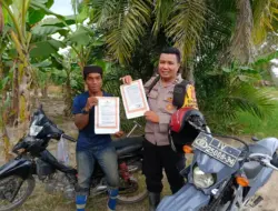 Pencegahan Karhutla: Polisi Patroli dan Sebarkan Maklumat Kapolda Riau di Bangko Pusako