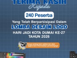 Penutupan Lomba Logo Hari Jadi Dumai ke-27, 240 Desain Dikirim ke Tahap Penilaian