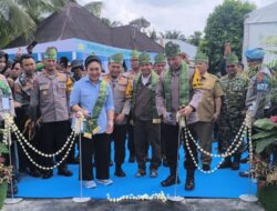 Kapolri dan Titiek Soeharto Hadiri Upacara Resmikan dan Groundbreaking 110 Jembatan Merah Putih Presisi di Riau