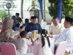 Wakil Walikota Dumai Sugiyarto Sambut Warga dengan Bakso dan Tongseng di Acara Open House