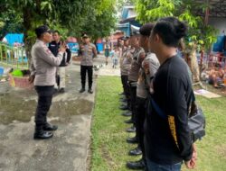 Polisi Menjamin Keamanan Pengunjung di Kolam Renang Tarina Boom Pangkalan Kerinci