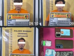 Tiga Orang Diamankan Bersama Satu Paket Sabu oleh Polsek Mandau