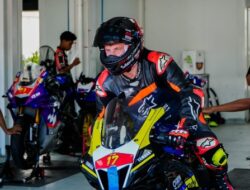 Mantan Pembalap Superbike Merasakan Sensasi Balap di Sirkuit Internasional Pertamina Mandalika