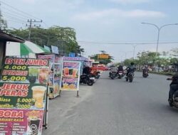 Satpol PP Pekanbaru Melarang PKL Berjualan di Pinggir Jalan dan Trotoar