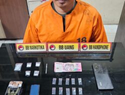 Polisi Resor Inhil berhasil mengungkap peredaran sabu seberat 8,60 gram dalam Operasi Antik 2026, satu pengedar berhasil diamankan.