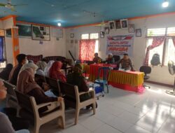 Polres Inhil Mengadakan Sosialisasi Tentang Bahaya Penyalahgunaan Narkoba di Desa Sungai Luar