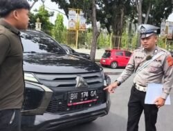 Ditlantas Polda Riau Sita Belasan Kendaraan dengan Pelat Nomor Dimodifikasi