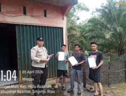 Polsek Kuantan Mudik dan Hulu Kuantan Gencarkan Sosialisasi Karhutla untuk Menghadapi Ancaman El Nino