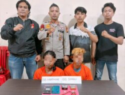 Polsek Enok Mengungkap Kasus Penyalahgunaan Narkotika Sabu, Dua Tersangka Ditangkap