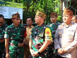Tim Wasev Sterad TNI Berkunjung ke Desa Brabe untuk Tinjau Program TMMD Ke-128