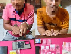 Polsek Kerinci Kanan Mengungkap Jaringan Narkoba, Penangkap Kurir dan Bandar di Dua Tempat