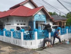 SPPG Rimba Sekampung Goro Bergotong Royong untuk Menjaga Kebersihan Area Dapur