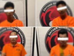 Polisi Berhasil Menangkap Empat Tersangka Pengedar Narkoba di Kecamatan Bantan