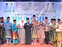 Bupati Asmar Memimpin Pawai Takbir Iduladha 1447 H di Meranti