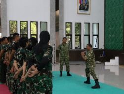 Kodam XIX Tuanku Tambusai Menyiapkan Atlet Pencak Silat Militer untuk Lomba Virtual TNI AD yang Akan Datang