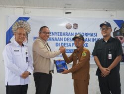 Kantor Imigrasi Karimun Menggelar Sosialisasi Tentang TPPO di Desa Pangke.