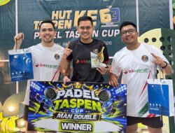 Tim Padel BRK Syariah Memenangkan Juara di Taspen Cup 2026 untuk Merayakan HUT ke-63 Taspen
