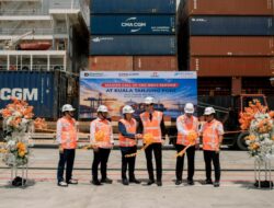 PMT Melayani Pelayaran Langsung Pertama CMA CGM dari Kuala Tanjung ke China Selatan