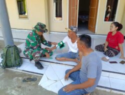 Tim Medis Satgas TMMD Memberikan Pelayanan Pemeriksaan Kesehatan Gratis untuk Warga demi Kesejahteraan Masyarakat